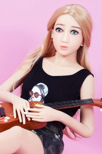 Anna is a small flat chested fuck mannequin on the cheaper side. Blonde hair and a classic black top. She likes to play music when she is not servicing you.
